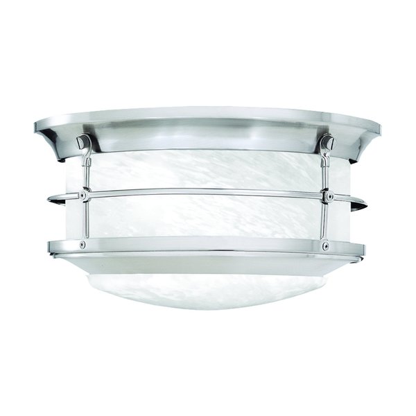 Elk Home Outdoor Essentials 11.25'' Wide 2-Light Outdoor Flush Mount - Brushed Nickel SL928378